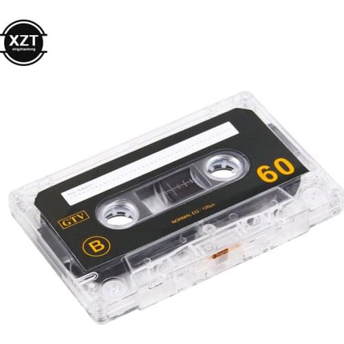Standard Cassette Blank Tape Player Empty Tape With 60 Minutes Magnetic Audio Tape Recording For Speech Music Recording