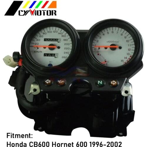 Motorcycle Speedometer Dashboard Tachometer Display Gauges For HONDA CB600 Hornet 600 1996 1997 1998 1999 2000 2001 2002 96-02