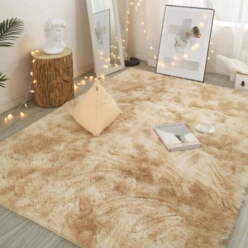 Tie-dye Plush Carpet Fur Areas Rugs for Living Room Bedroom Floor Carpet Plush Carpet Floor Mat Doormat Bedside Rugs Home Decor