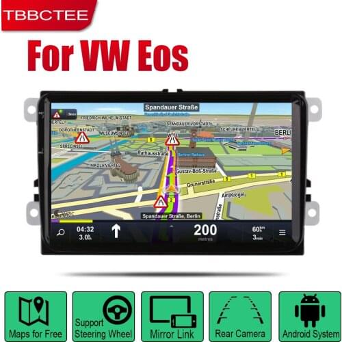 TBBCTEE Auto Player GPS Navigation For Volkwasgen VW Eos 2006~2015 Car Android Multimedia System Screen Radio Stereo