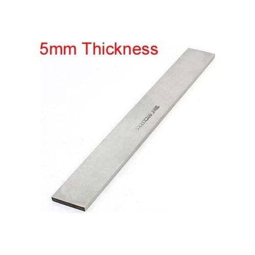 1pc Turning Milling Lathe 5mm Thickness x 5/6/8/10/12/14/16/18/20/25/30/35/40/45/50mm x200mm Length Grinder HSS Blank Tool Bit