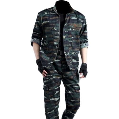 Outdoor Camouflage Suit Welder Wear-resistant Overalls 2021 New Spring And Autumn Mens Labor Protection Suit