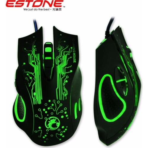 IMice X9 Gaming Mouse 2400 DPI USB Wired Optical LED Computer Mice Mause for Laptop PC Gamer Upgraded version X5 X7