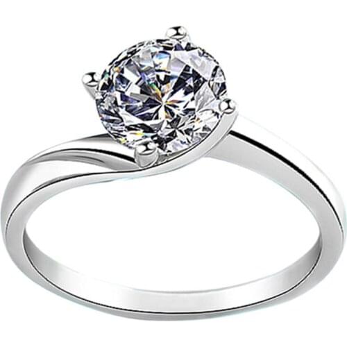 Unique Trendy Simple Twisted Arm Womens Rings Real 925 Sterling Silver Luxury Elegant Engagement Wedding Exquisite Jewelry Gift