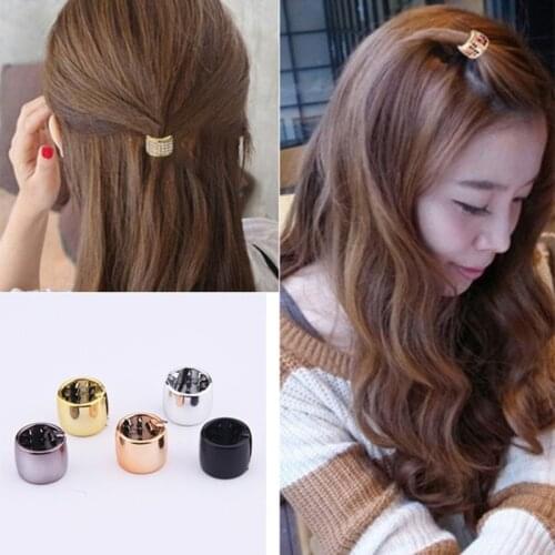 1 Pc Mini Ponytail Holder Women Hair Accessories Punk Metal Ponytail Buckle Ponytail Holder Hair Tools Hair Accessories