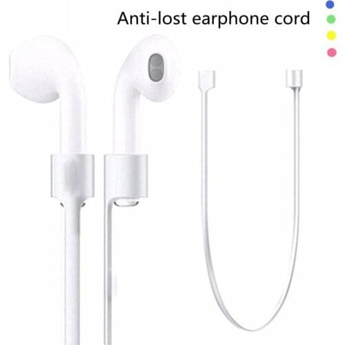 5 Colors AirPods Silicone Anti-Lost Neck Cable Cord Wireless Headset Strap Bluetooth Earphones Accessories