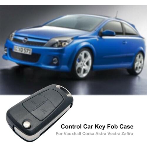 Car Remote Control Key Fob Shell Case 2 Buttons Car Key Accessories Replacment For Vauxhall Corsa Astra Vectra Zafira