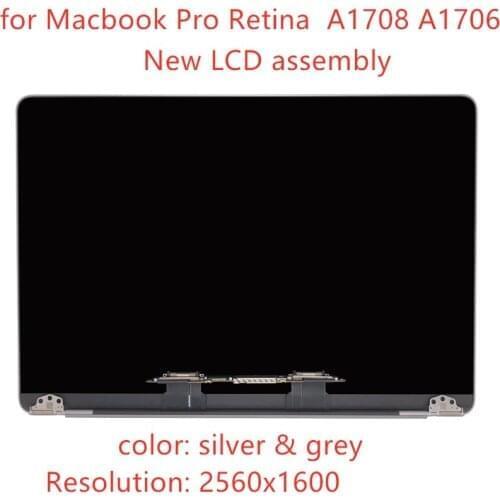 Free shipping new lcd For Apple MacBook Pro 13" A1706 A1708 MLH12LL/A Late 2016 Mid 2017 13.3" Retina LCD Screen Full Assembly
