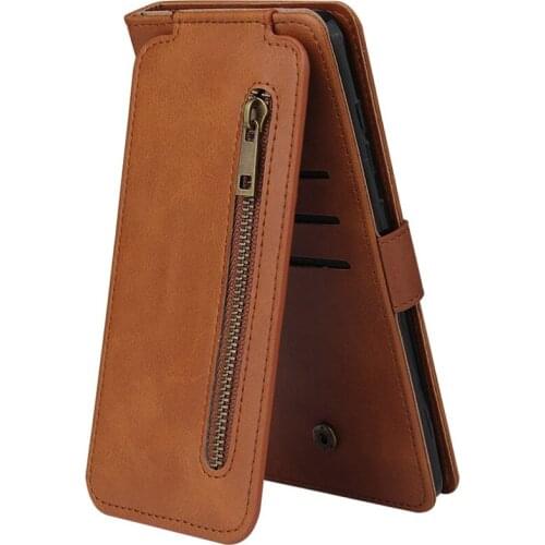 Redmi Note 9T Note10 4G 2021 Multifunction Zipper Wallet Case for Xiaomi Redmi Note 10 Pro 5G Flip Case Redmi Note 10S Cover