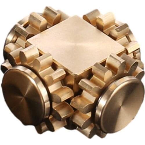 Metal Pure Copper Gyro Gear Decompression Toy Creative Gift Boring Artifact Decompression