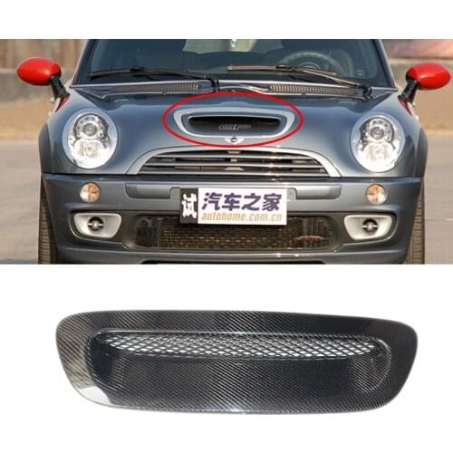 For MINI Cooper S R53 Real Carbon Fiber Engine Cover Ventilation Inlet Decoration Modified Fittings