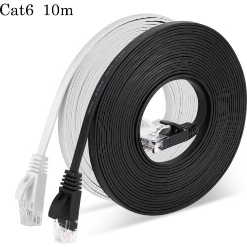 Ethernet Cable rj 45 cat6 cable flat cable For pc Modem Router Gigabit router UTP Patch cord Internet cable twisted pair rj45
