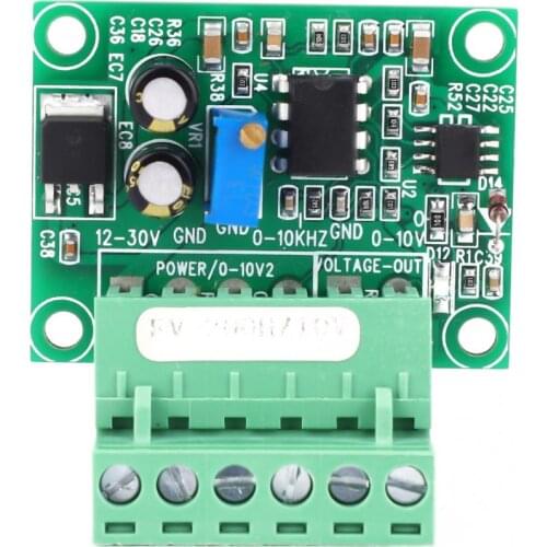 FV-200Hz10V Frequency Voltage Converter Module 0~200hz to 0~10V Voltage Digital to Analog Signal Inverter Module