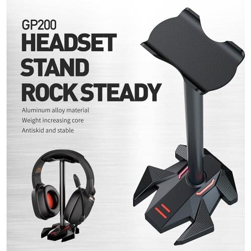 GP200 Earphones Holder Hanger Rack Headphone Display Stand Bracket Head Universal Simple Head-mounted Earphone Rack Hook
