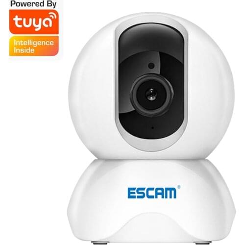 ESCAM HD 1080P 2MP Wireless IP Camera Intercom AI Humanoid Baby Monitor Support Tuya Motion Detection PT Surveillance Cameras