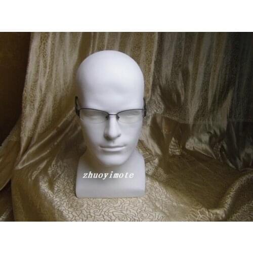 Fiberglass Male Mannequin Dummy Head,Manikin Heads
