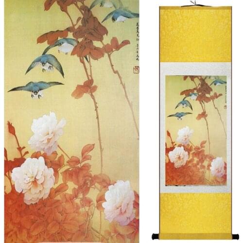 Birds and flowers painting home office decoration painting living room painting 20190720005