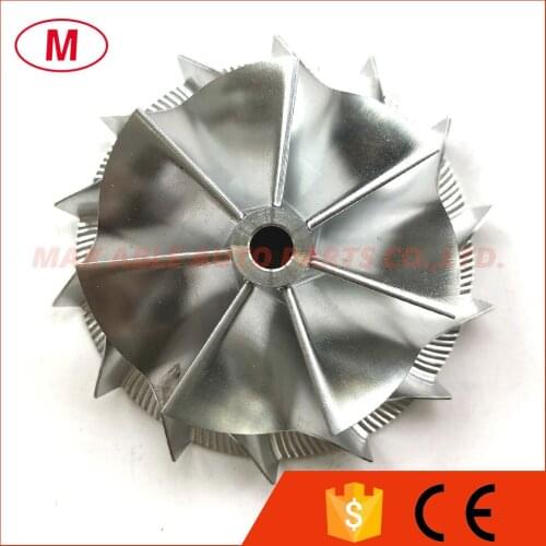 CT26 59.00/76.13mm 7+7 blades Performance Turbo Billet compressor wheel/Aluminum 2618/Milling wheel for Turbochrager Cartridge