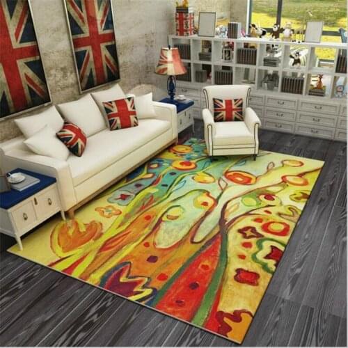 Creative H Pastoral Style Modern Soft Carpet For Living Room Bedroom Kid Play Delicate Rug Home Floor Fashion Study Room Mat