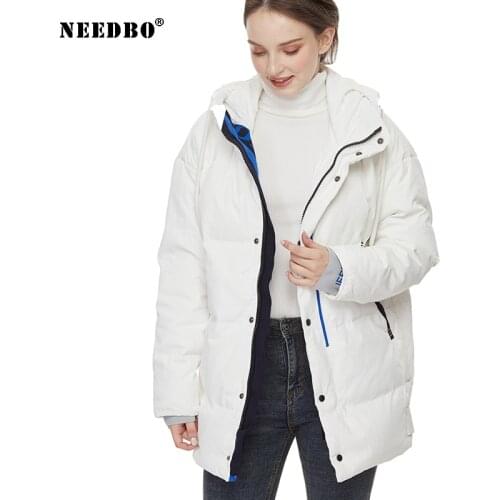 Женские короткие пуховики NEEDBO China At AliExpress