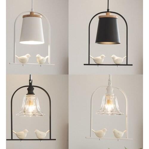 New Nordic simple creative bar restaurant dining table office bedroom bedside small Chandelier