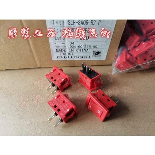 Original new 100% SLP8A06-B2 rocker switch 2pin 2 gear 4A 250V