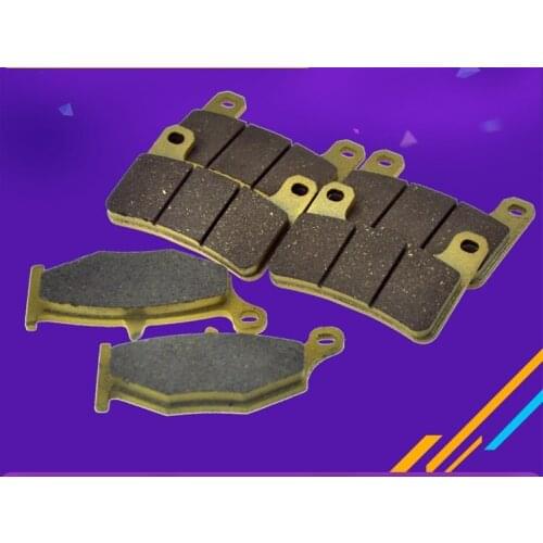 Front+rear motorcycle Brake Pads carbon KEVLAR front brake PLATE pad full set FOR GSXR 600/750/1000 K4/K5/K6/K7 XK5 K8 K9 K11