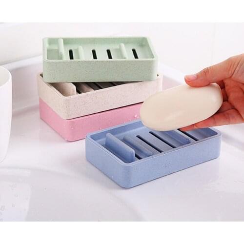 Hollow Useful Anti-slip Soap Storage Dish ABS Soap Tray Easy Clean for Kitchen