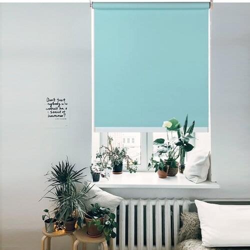 Berissa Blackout Roller Blinds, Waterproof Window Shading Roller Shutter With 5-Layer Composite Fabric For Kitchens, Bathrooms