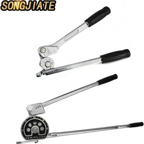 SONGJIATE Stainless steel pipe bender manual pipe bender stainless steel pipe air conditioning copper tube pipe