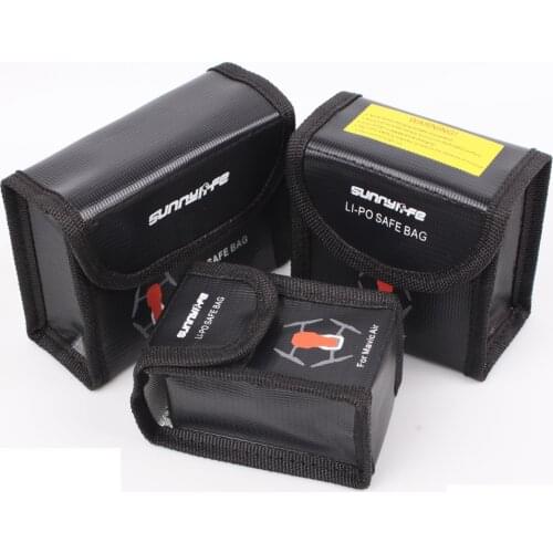 Heat-Resistance Explosion-Proof Lipo Battery Safe Safety Guard Bag Pouch Charging Storage Holder For DJI Mavic Air Pro