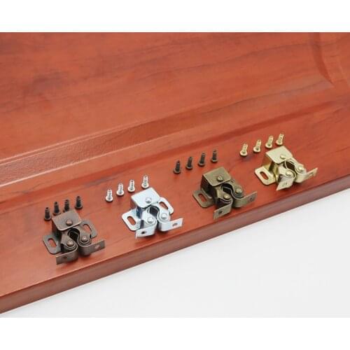 1PCS Door Stop Closer Stoppers Damper Buffer Magnet Cabinet Catches With Screws For Wardrobe Hardware Furniture Fittings