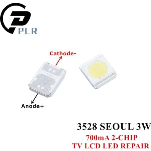 3500PCS SEOUL LG High Power LED LED Backlight 1210 3528 2835 1w-3W 300LM Cool white SBWVT121E LCD Backlight for TV Application