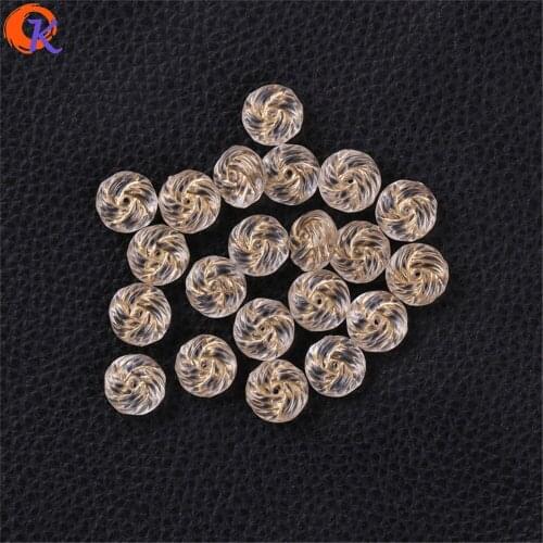 Cordial Design 14mm 600pcs Acrylic Beads/Clear Antique Bead/Flat Coin Shape/DIY Beads/Hand Made/Beads Making/Earring Findings