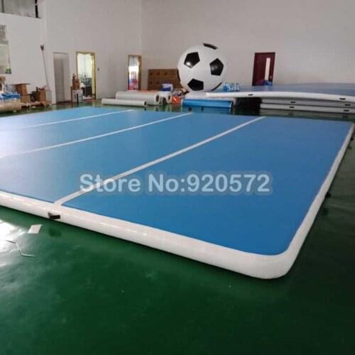 Free Shipping Free Pump 6x6X0.2m High Gymnastics Air Track, Air Floor, Tumbling Air Floor With Connection