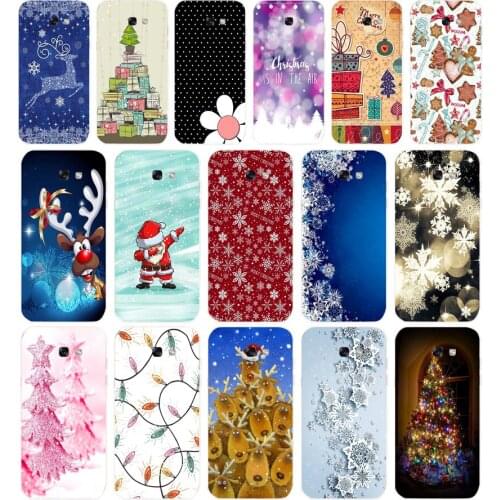 24 christmas lights gift 2 Soft Silicone Tpu Cover phone Case for Samsung Galaxy A5 2015 2016 A7 2017 A8 Plus A9 2018 A80
