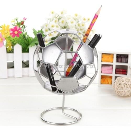 F7 FOOTBALL PEN&PENCIL CUP/HOLDER WORLD CUP GAME/MATCH STAINLESS HAND-MADE ART CRAFTS WEDDING&BIRTHDAY&HOME&OFFICE&GIFT&PRESENT