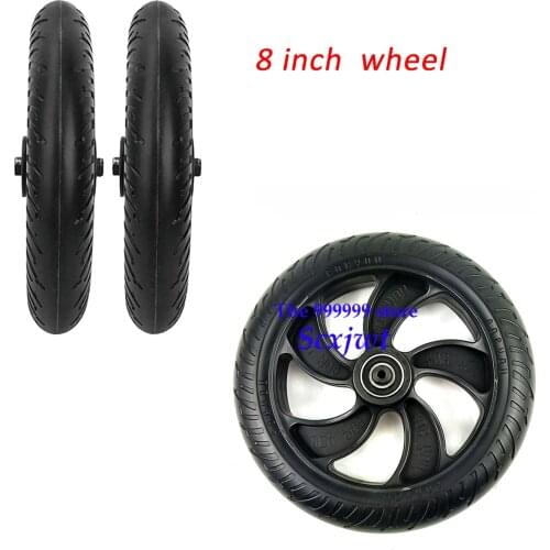 2pcs Hot sale High reputation 8 inch scooter plastic solid rear wheel with good quality for KUGOO S1 S2 S3 ETWOW Xiaomi m365