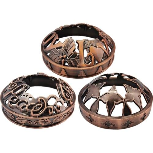 Candle Jar Lid Zinc Alloy Lightweight Topper Burn Evenly Sleeve