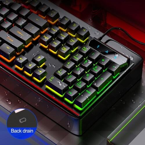V4 Mechanical Keyboard Fashion Wired LED Backlit USB Gaming Keyboard RGB For Game Laptop PC Russian US Blue Red Switch Keyboard