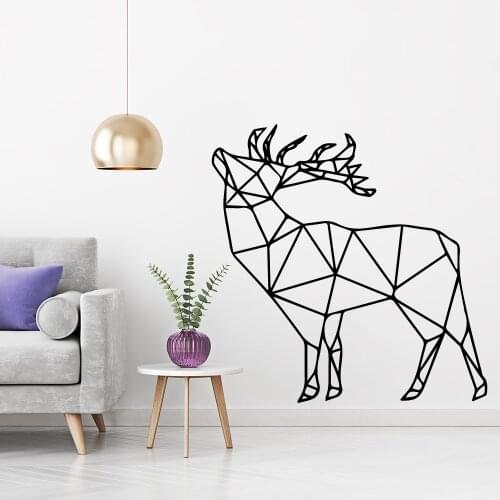 Fashionable Davids deer Cartoon Wall Decals Pvc Mural Art Diy Poster Nursery Kids Room Wall Decor Pvc Wall Decals