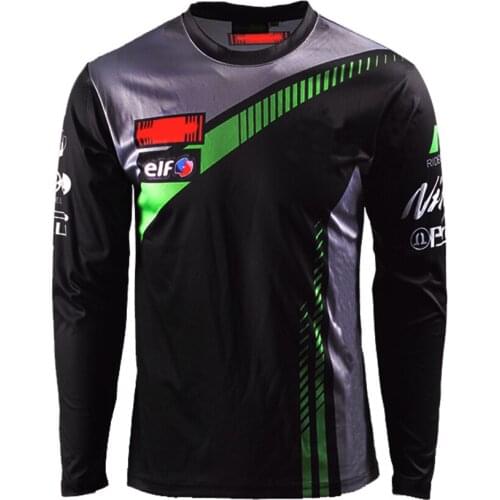 Mens Motocross Jersey Racing Team T-shirts Off Road Motorcycle Long Sleeve Sports Shirt MX Moto Jersey team suit frree shipping
