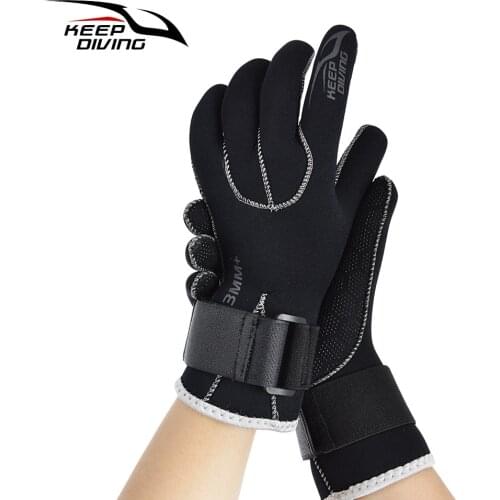 3MM Neoprene Swimming Gloves Swim Gloves Snorkeling Equipment Anti Scratch Keep Warm Wetsuit Material Winter Swim Spearfishing