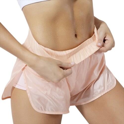 New 2021 Womens Outdoor Sexy High Waist and Buttock Lifting Solid Color Yoga Shorts Fast Dry Sexy Peaches Buttock Leggings