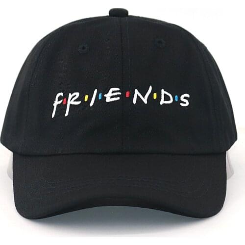 New friend letter embroidery dad hat cotton adjustable fashion snapback hat men women sports hip hop baseball cap