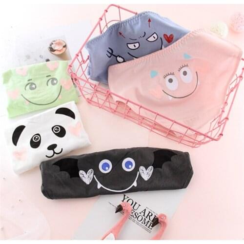 New Arrived 4Pcs/Lot Girl Panties Underwear Lace Briefs Cotton Lingerie Soft Comfortable Bowknot Cartoon Panty Wholesale 0747-4