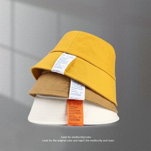 Ladies Basin Hat Spring and Summer All-match Letter Patch Show Face Small Bucket Cap Outdoor Street Fashion Mens Fisherman Hats