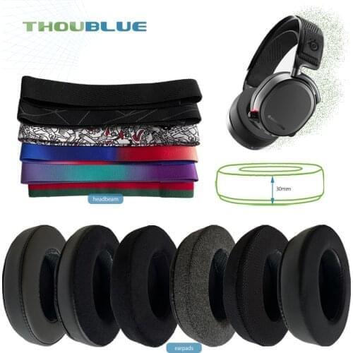 THOUBLUE Replacement Ear Pad For SteelSeries Arctis 7 7p 9 9X PRO PRO+ Earphone Memory Foam Cover Earpads Headphone