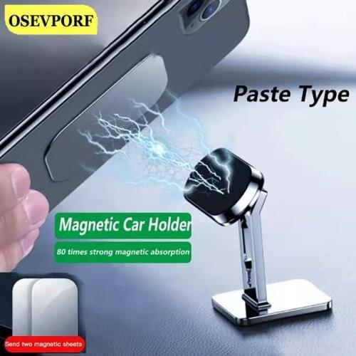 Universal Car Magnetic Suction Phone Holder Rotatable Car Mount for iPhone 12 11 Pro MAX Samsung S21 S21 For Magsafe Car Stands