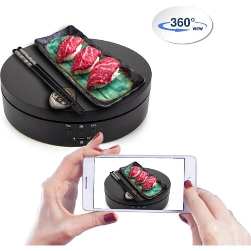 360 Degree Rotating Display Turntable Auto Rotating Display Rotating Jewelry Display Stand Base for Photo Studio Shooting